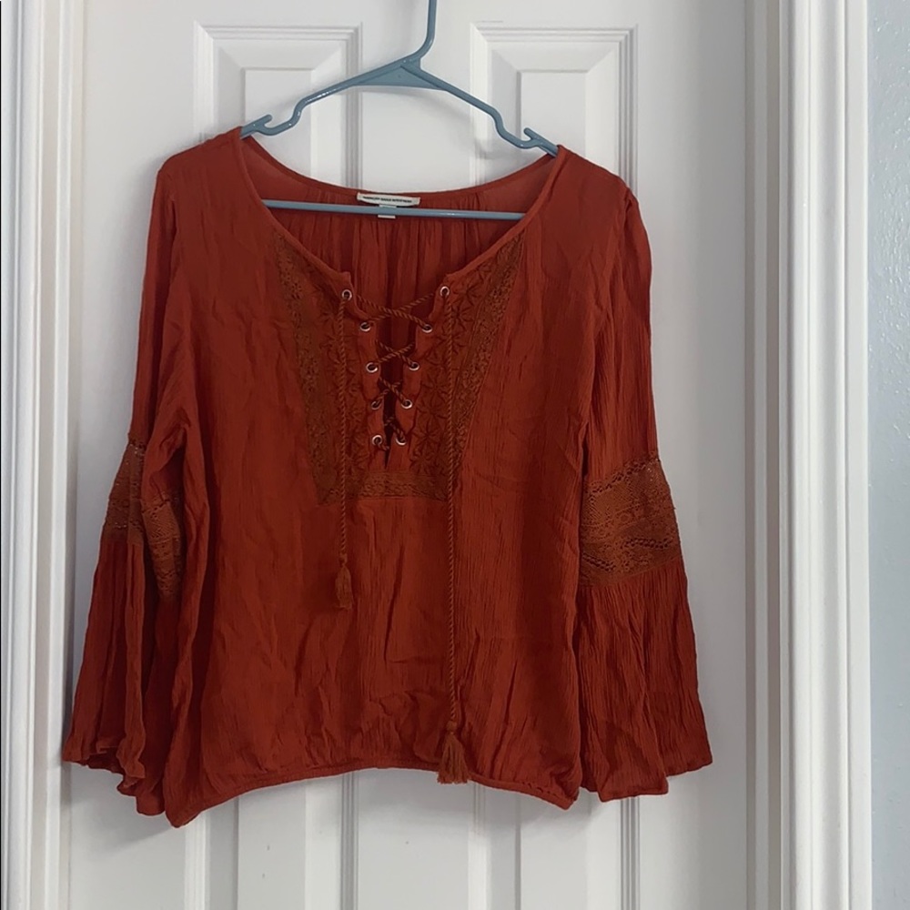 Rust color American Eagle Outfitters long sleeve